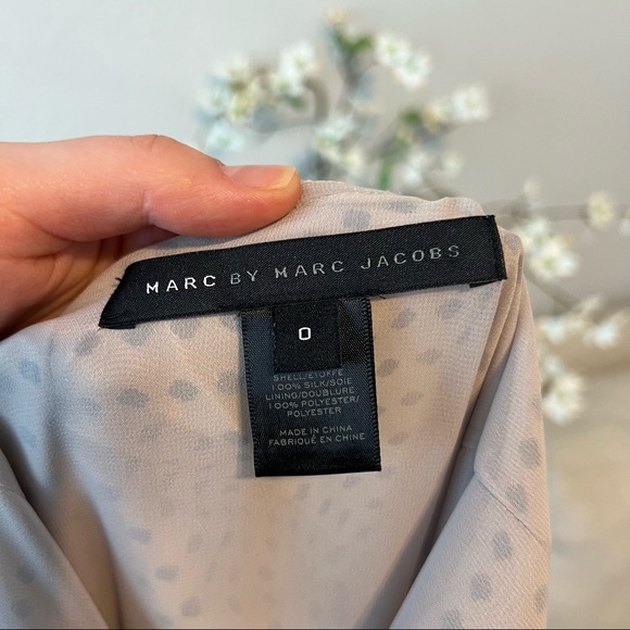 Marc by Marc Jacobs Polka Dot Silk Dress 0 - Picture 6 of 7